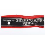 WW2 German Deutscher Volkssturm Wehrmacht Armband