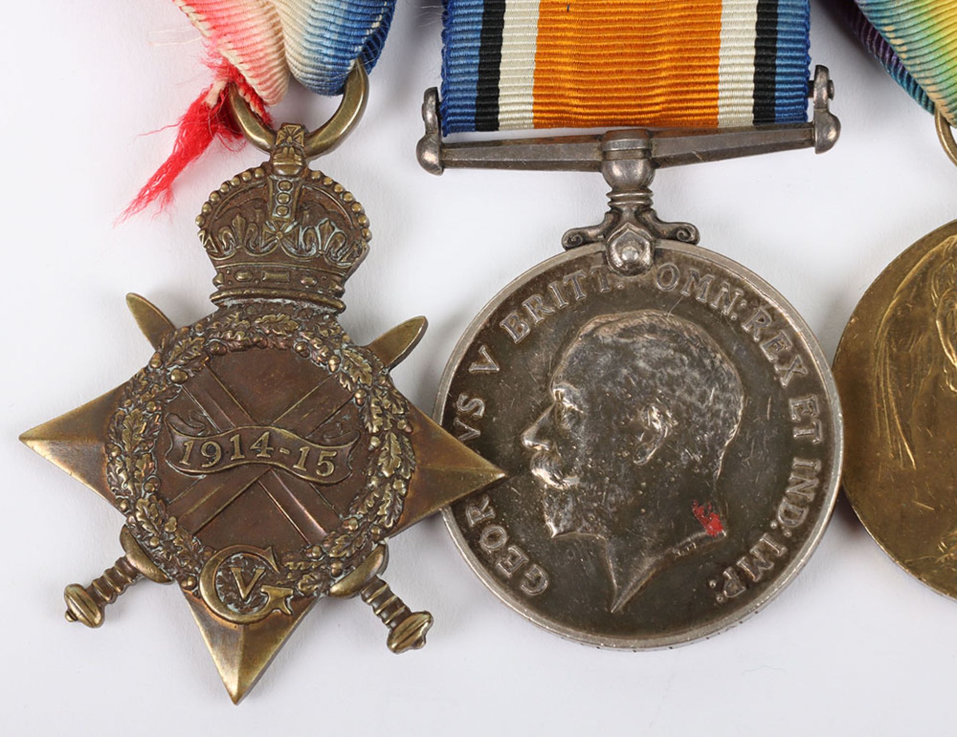 A Group of 4 medals for service in both World Wars to a recipient who was mentioned in despatches du - Bild 2 aus 7