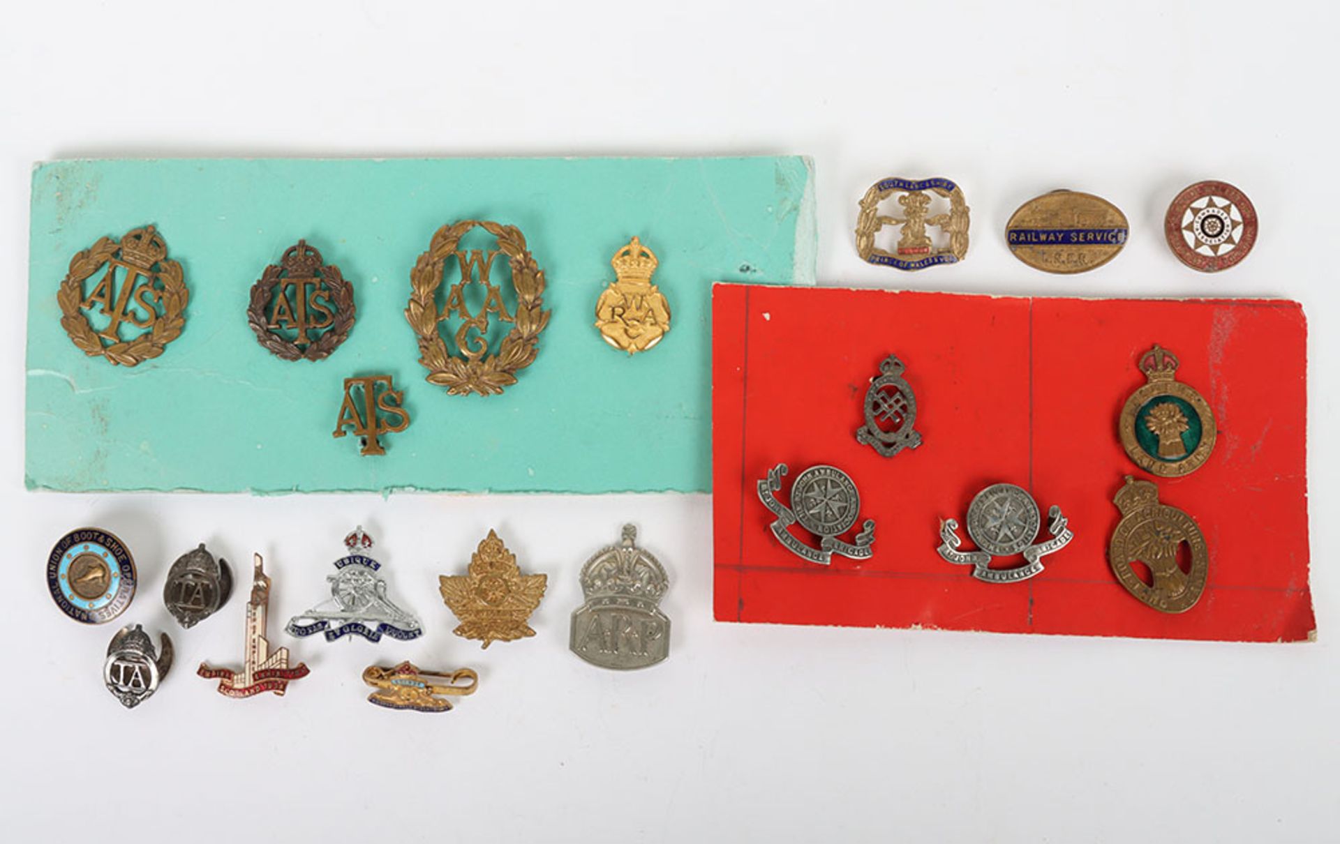 Selection of various badges