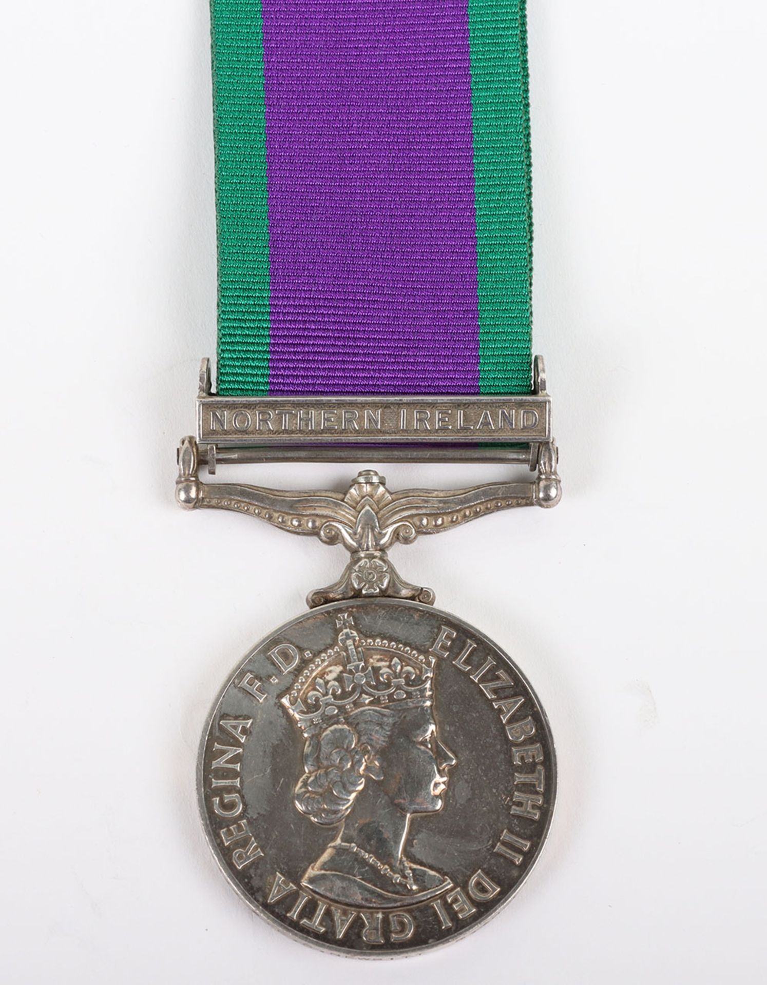 A General Service medal to the Royal Anglian Regiment for Service in Northern Ireland.