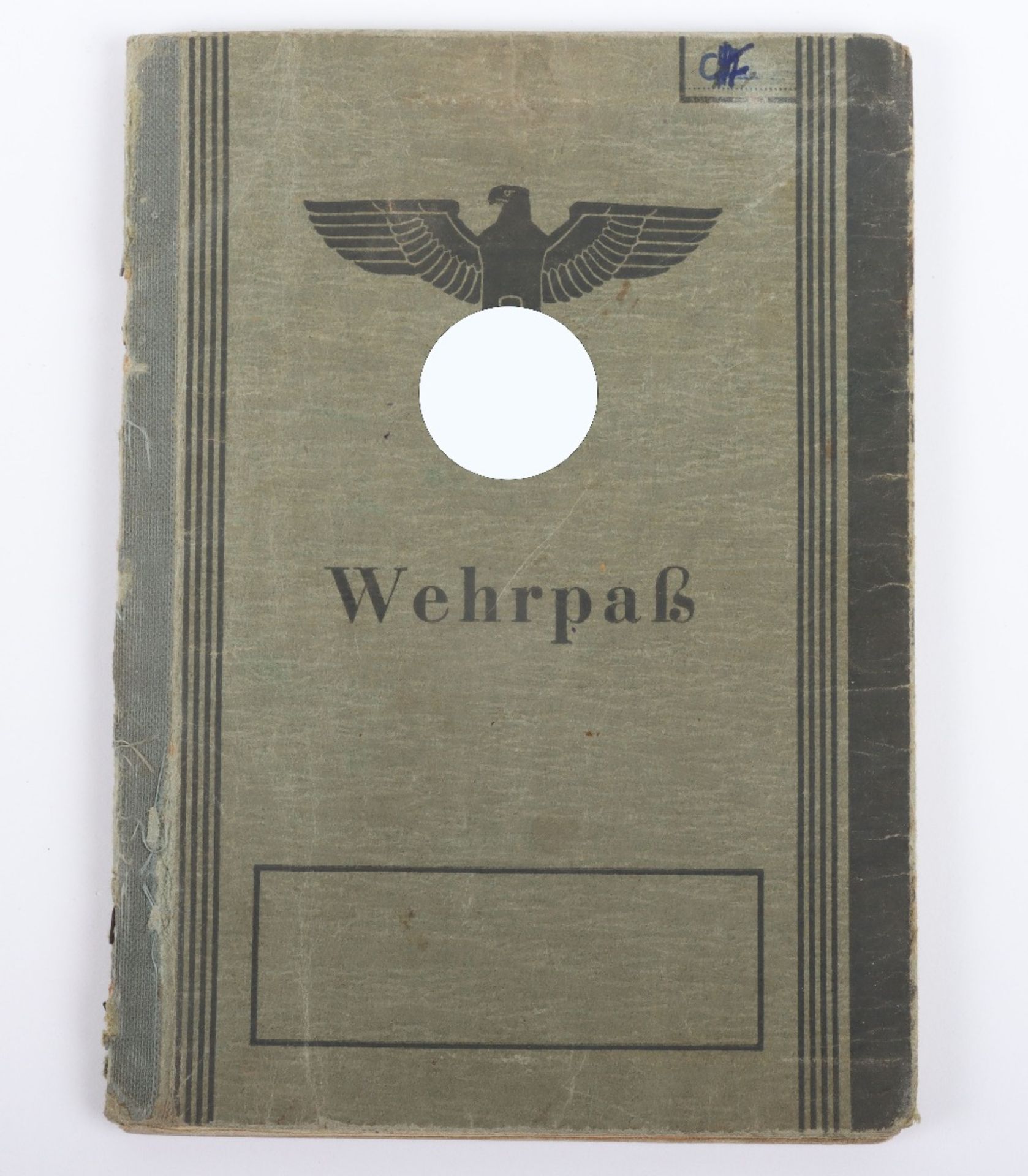 WW2 German Wehrpass to F. Christoffers, Inf. Rgt. 47, Inf. Rgt. 401, Nordfront, Russian Front