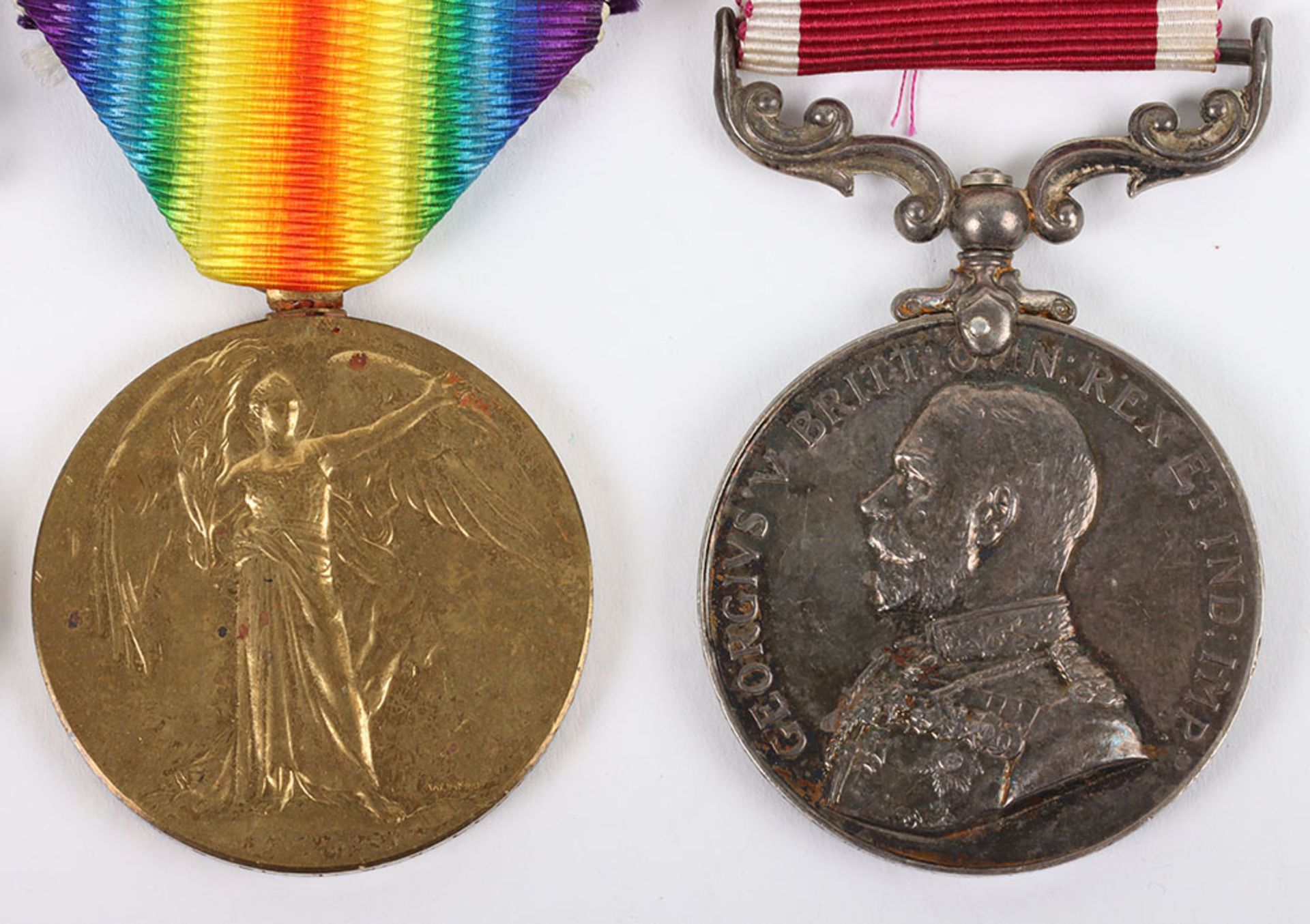 A Great War Long Service medal group of 4 to a Warrant Officer who served 21 years and 79 days in th - Bild 3 aus 8