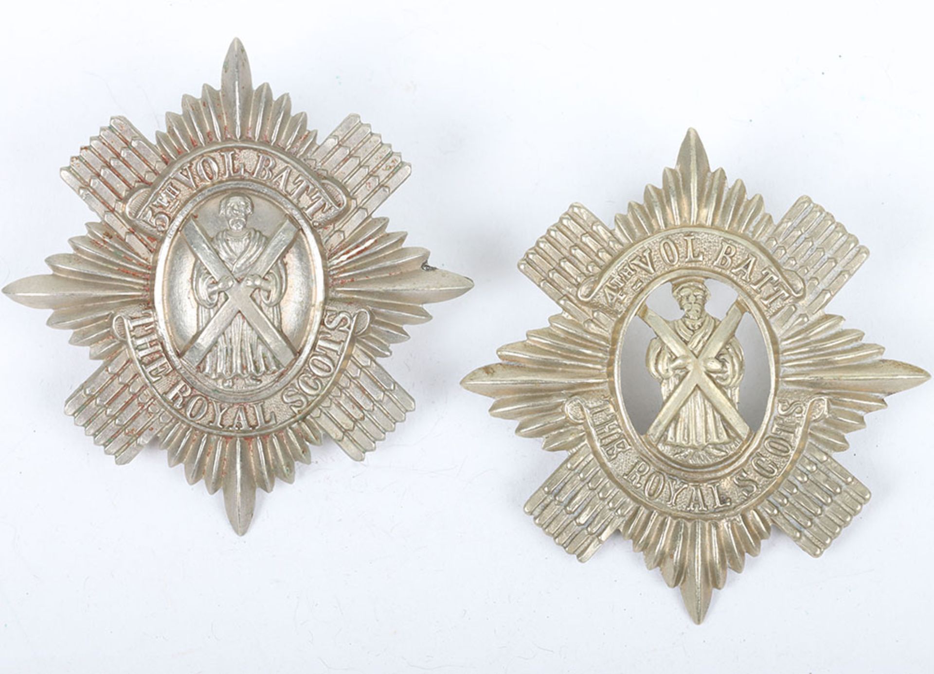 4th & 5th Volunteer Battalion The Royal Scots Glengarry Badges