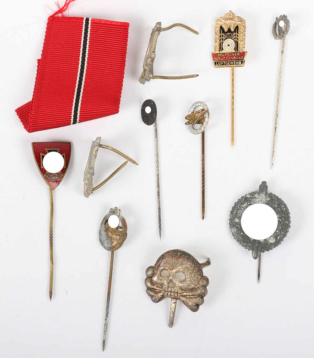 WW2 German Miniature Award Stickpin Badges