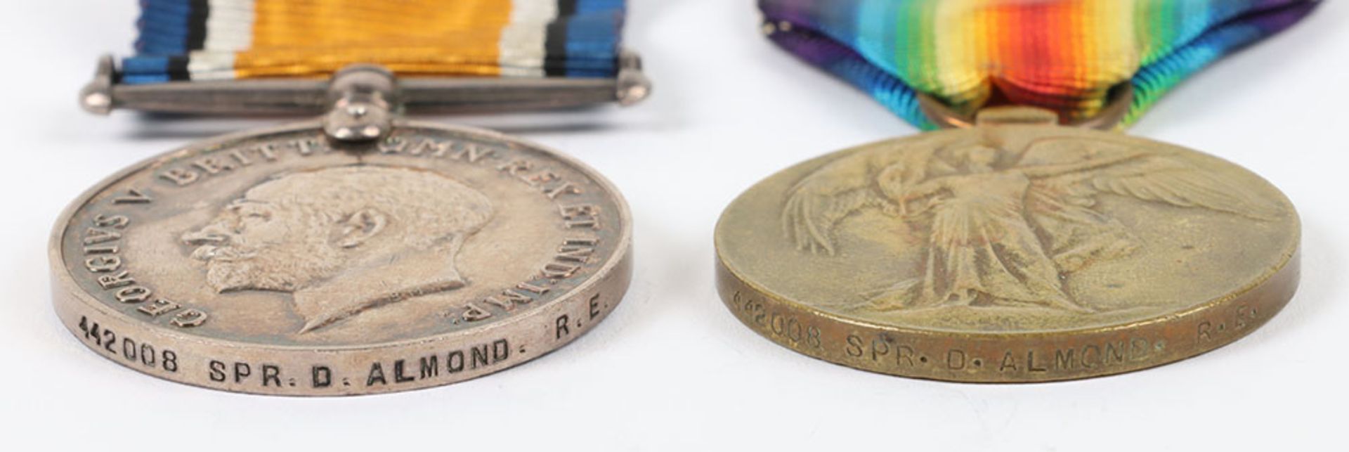 A Great War pair of medals to the Royal Engineers - Image 3 of 5