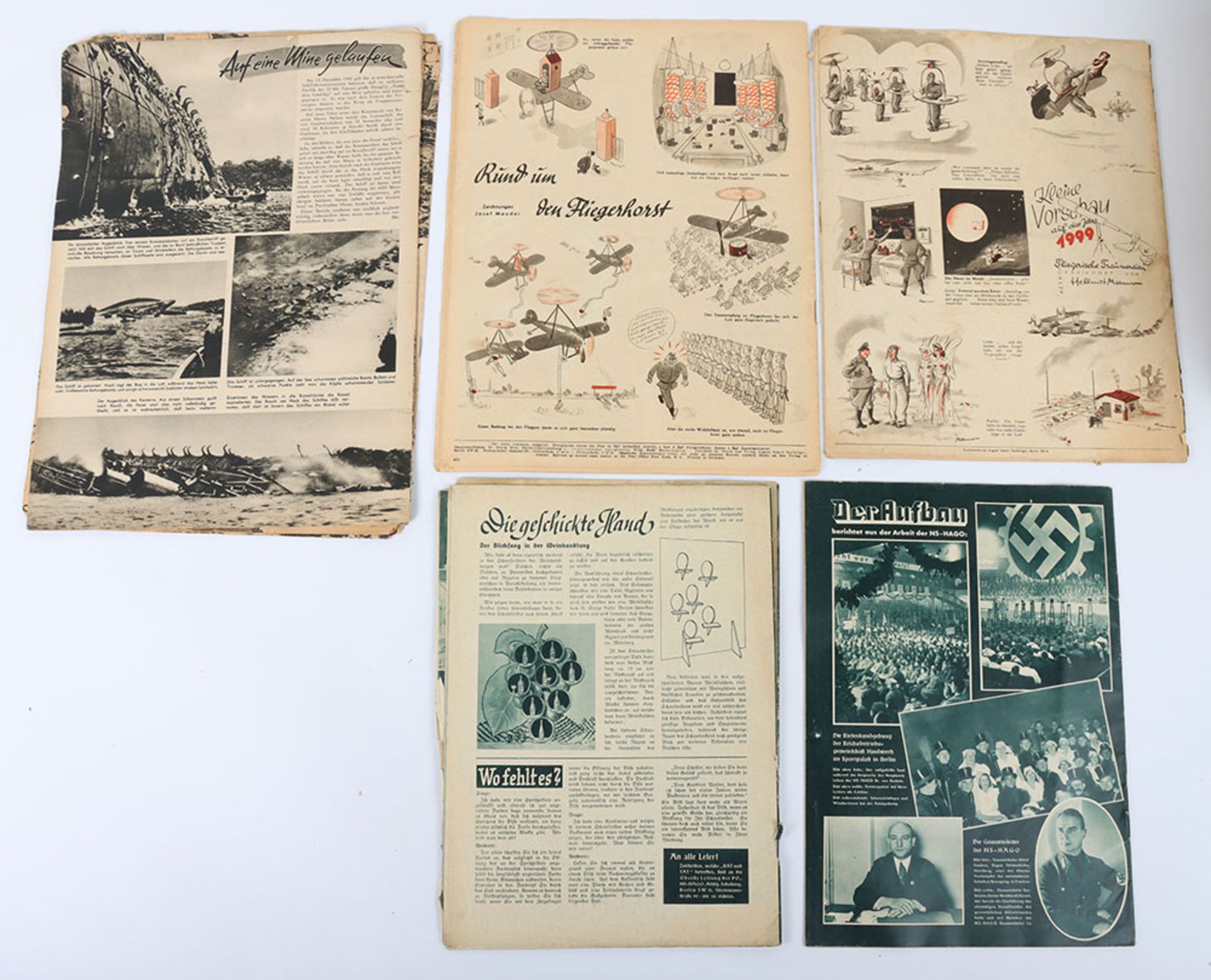 German Third Reich Magazines - Image 3 of 5