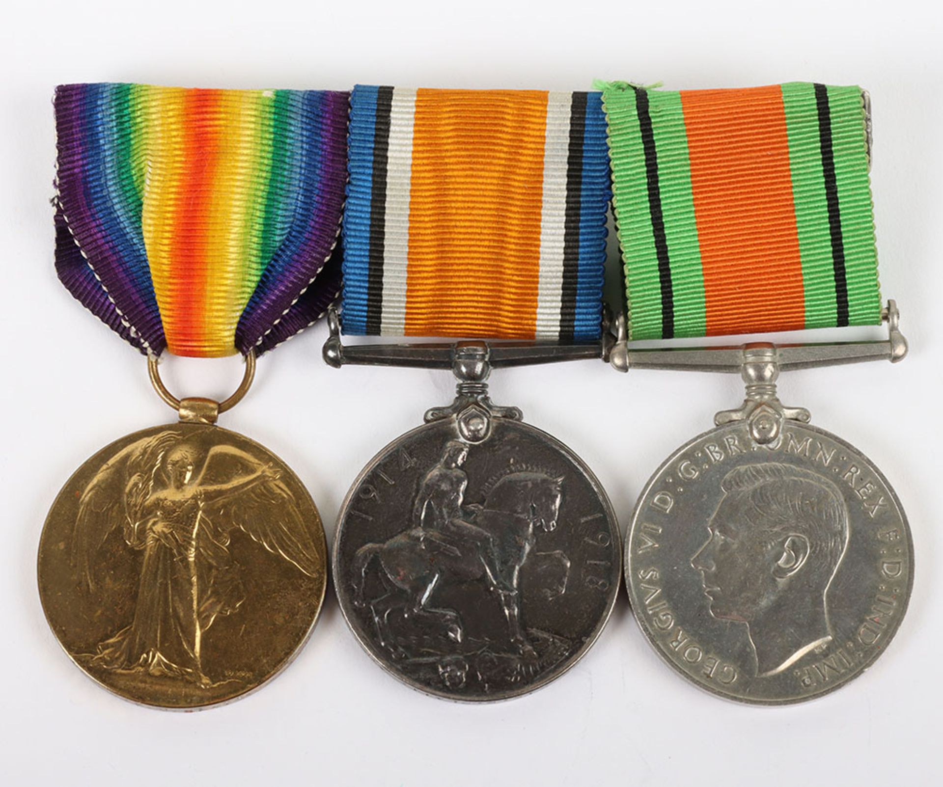 A group of 3 medals covering service in both World Wars