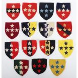 Grouping of WW2 British Southern Command Cloth Formation Signs