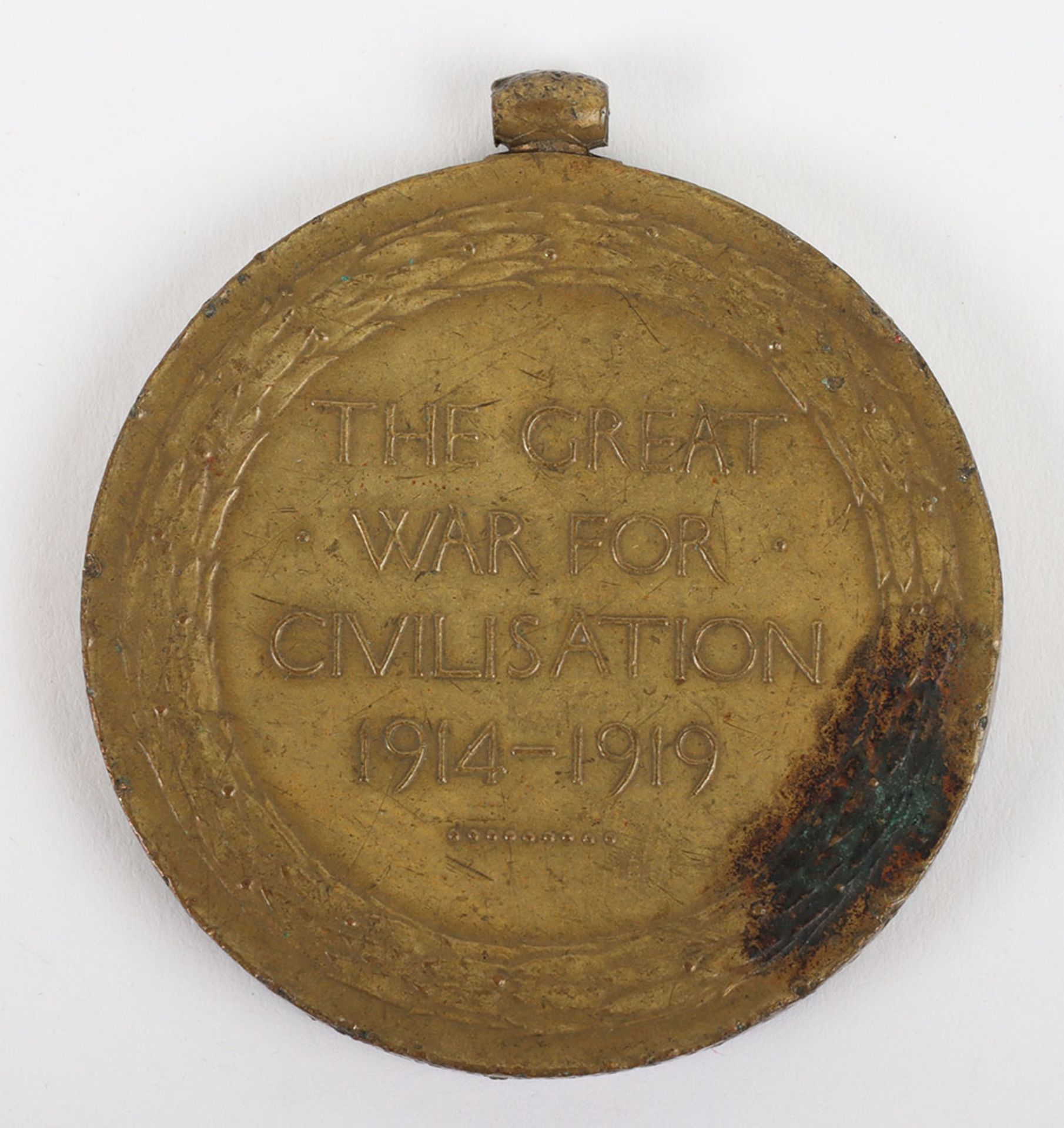 A single Great War Victory medal to a recipient in the 1/5th South Staffordshire Regiment who was ki - Bild 3 aus 3