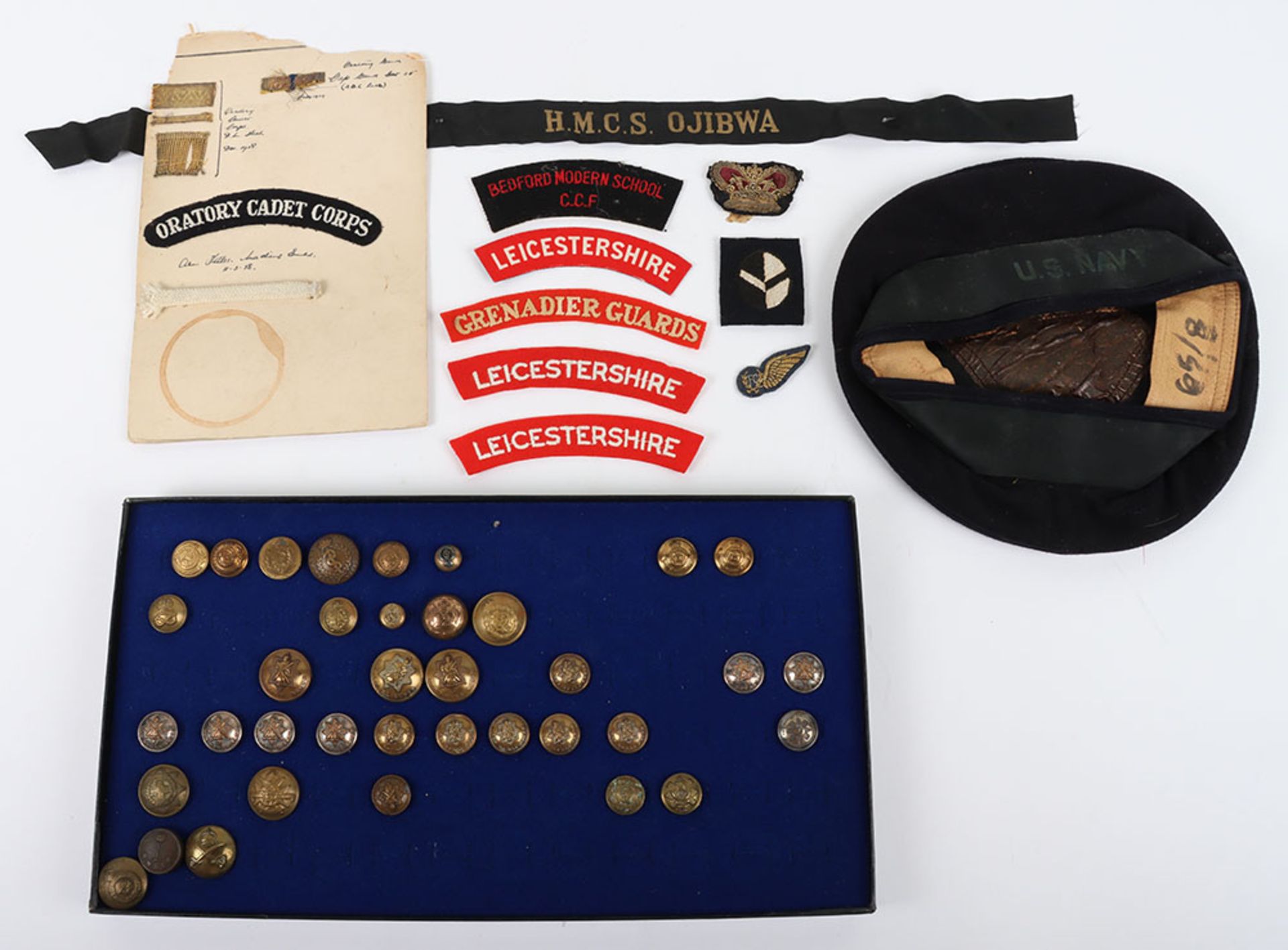 Military Buttons and Badges