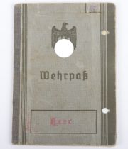 WW2 German Wehrpass to Uffz. Erhard, Art. Rgt.248, Art Rgt 47, KIA Russia 13.8.1943