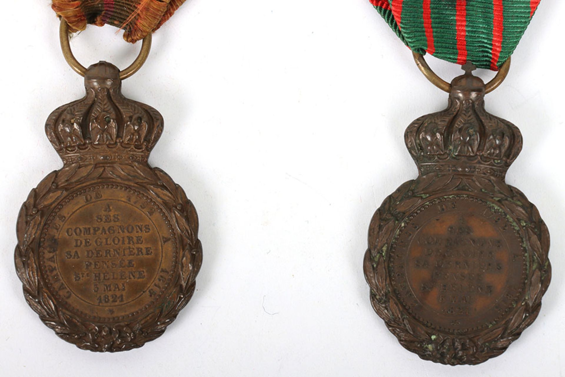 2x French St Helena Medals - Bild 4 aus 6