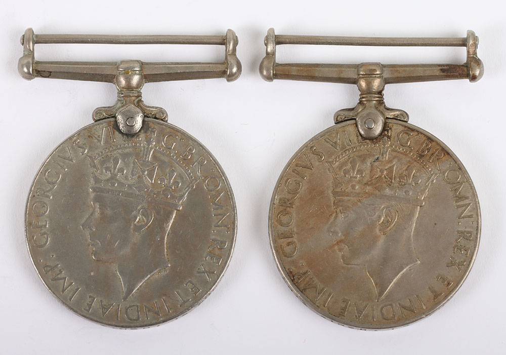 A pair of Second World medals for service in the Indian Armed Forces