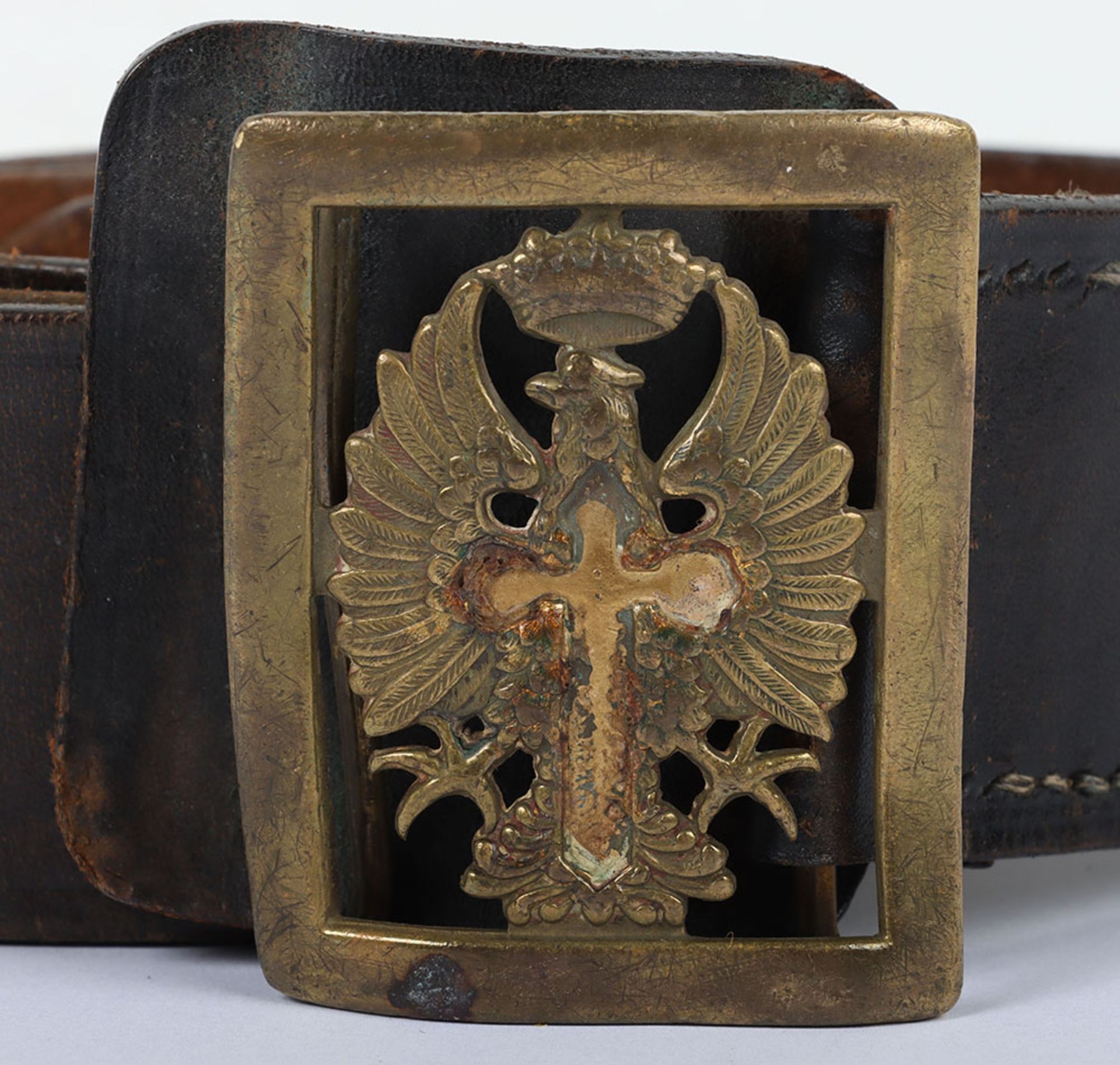 Spanish Fascist Officers Belt and Buckle - Bild 2 aus 4