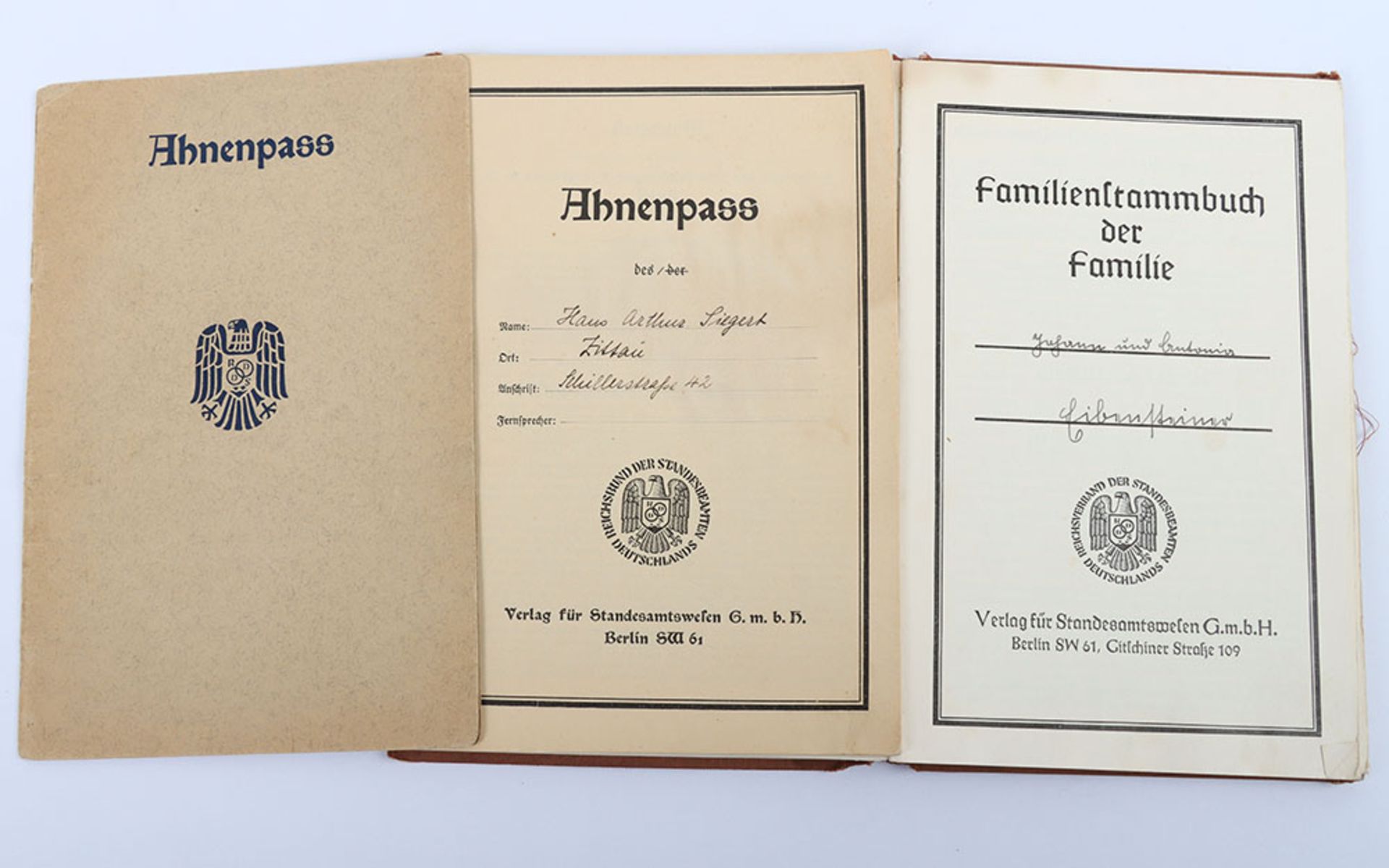 German Third Reich Paperwork - Bild 7 aus 7