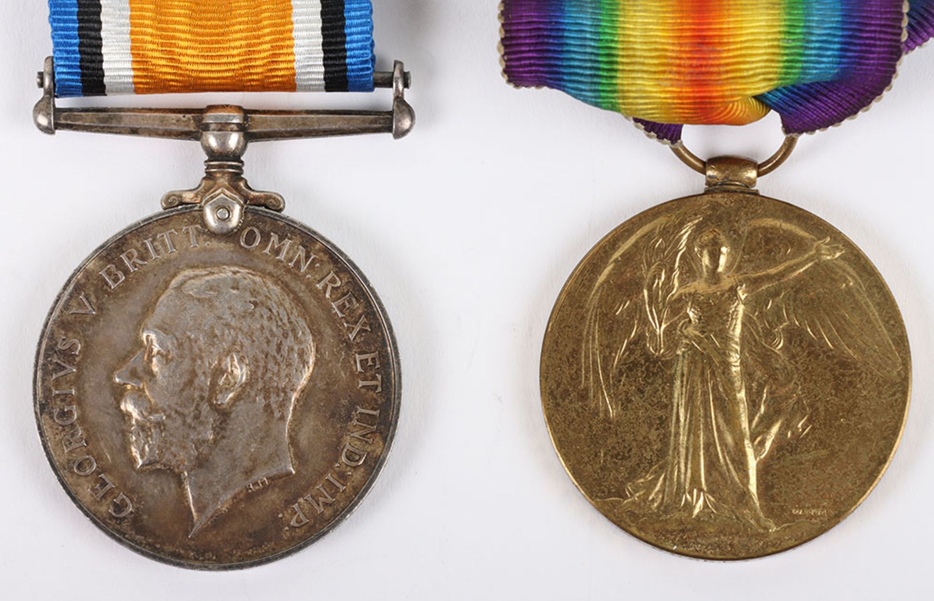 A pair of Great War medals to the 2nd Battalion Royal Inniskilling Fusiliers - Bild 2 aus 5