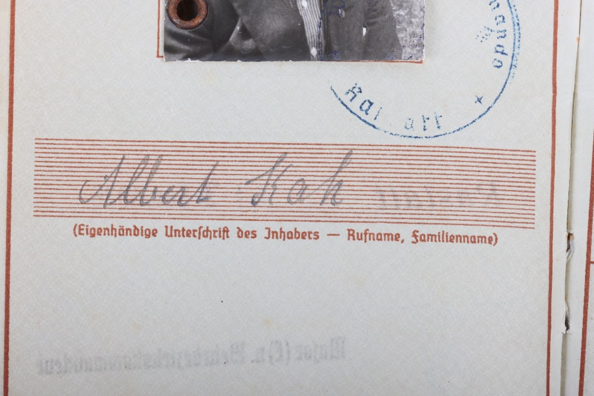 WW2 German Wehrpass to Oberfeldwebel Albert Kah, Inf. Rgt. 335, Belgium France 1940 - Bild 6 aus 20