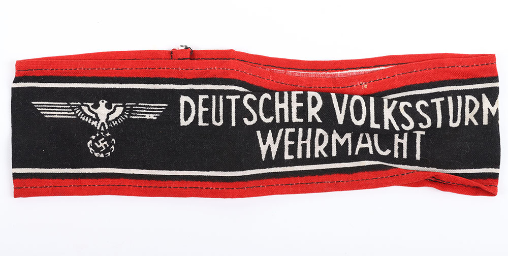 WW2 German Deutscher Volkssturm Wehrmacht Armband - Image 2 of 7