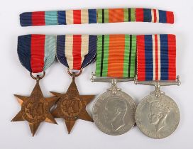 WW2 British Campaign Medal Group of Four