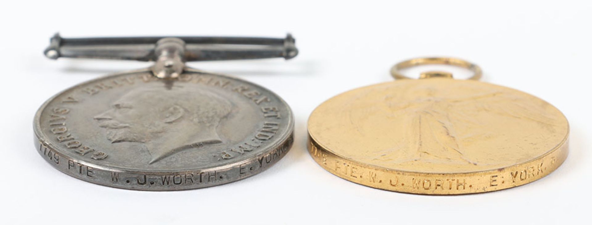 A Great War pair of medals to a recipient who was missing presumed killed in October 1917 with the 1 - Image 9 of 9