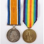 A Great War 1918 died of wounds pair of medals to the Machine Gun Corps