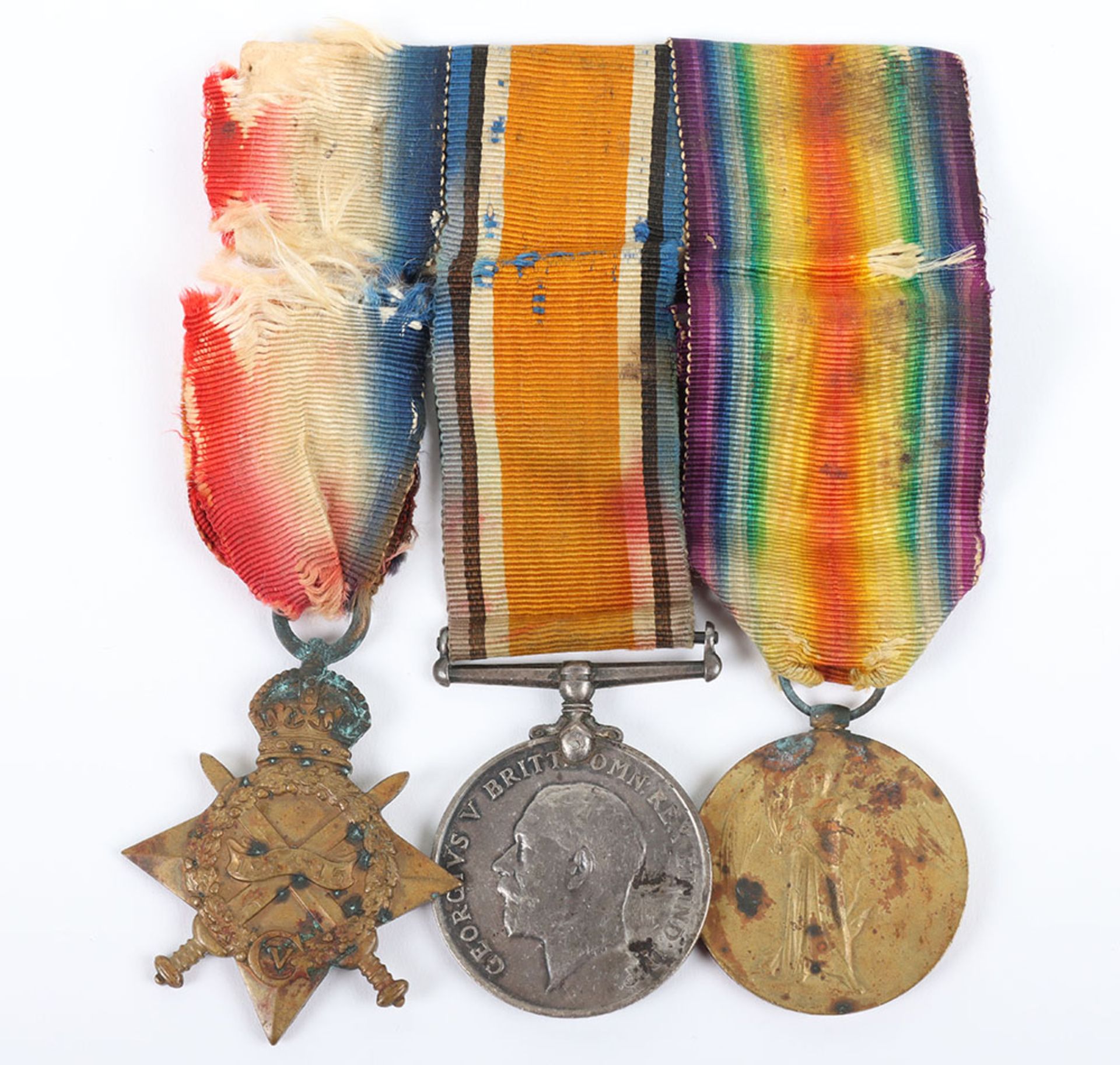 A Great War 1914-15 trio of medals to the Royal Engineers