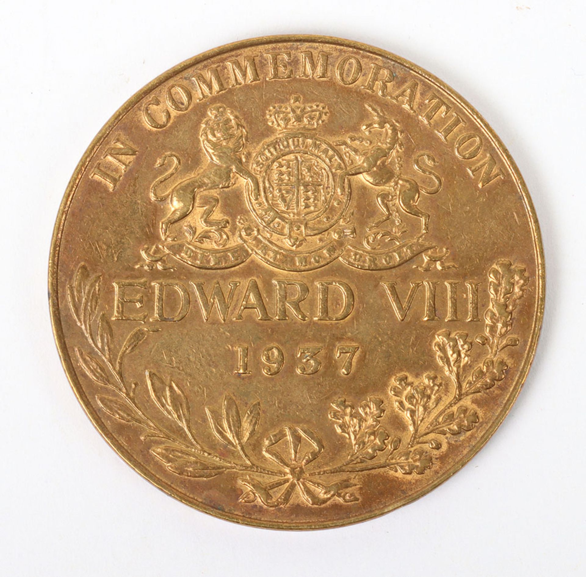 Edward VIII 1937 Coronation Medal - Bild 2 aus 2