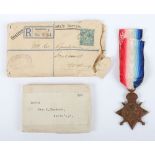 A single 1914-15 Star medal to the Northamptonshire Regiment