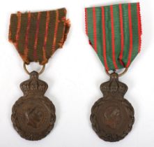 2x French St Helena Medals