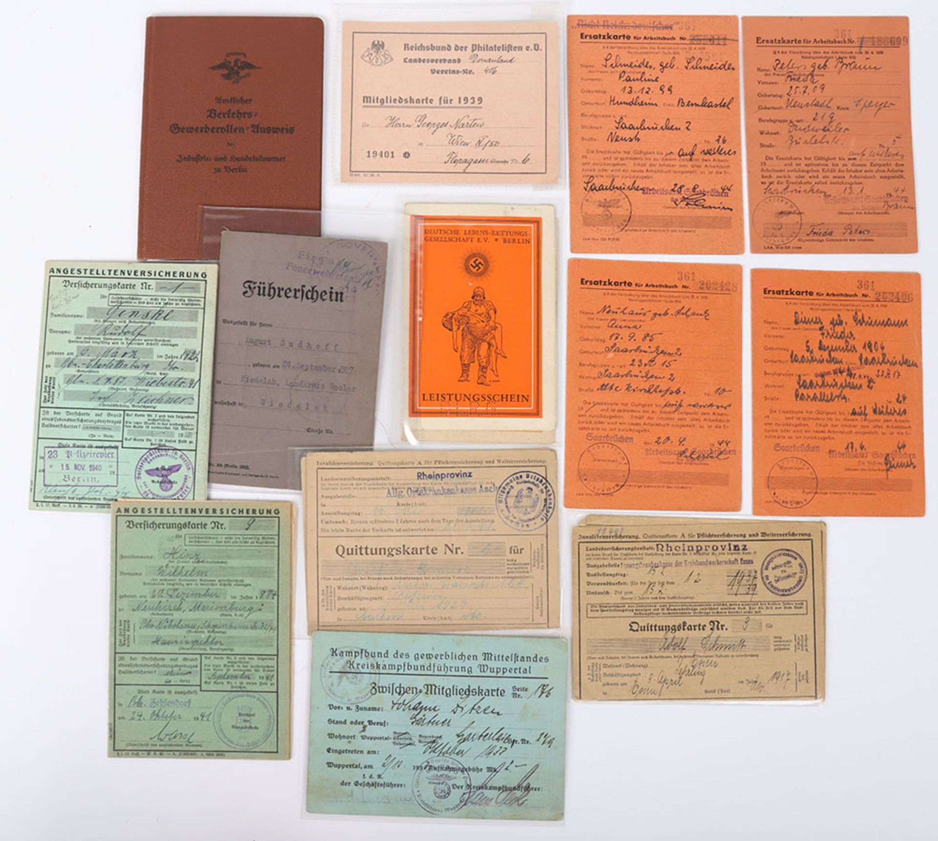 Third Reich German Documents - Bild 2 aus 3