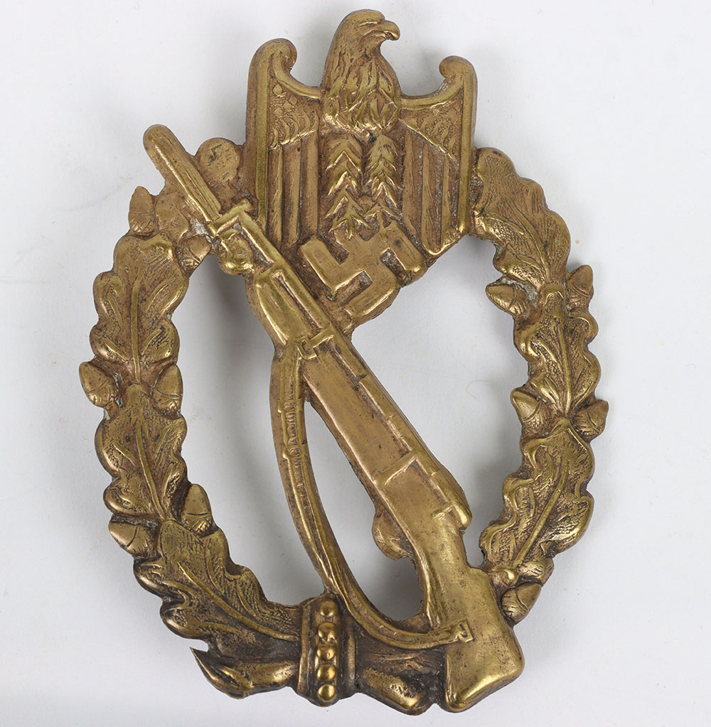 WW2 German Army / Waffen-SS Infantry assault badge in silver