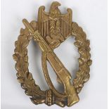 WW2 German Army / Waffen-SS Infantry assault badge in silver