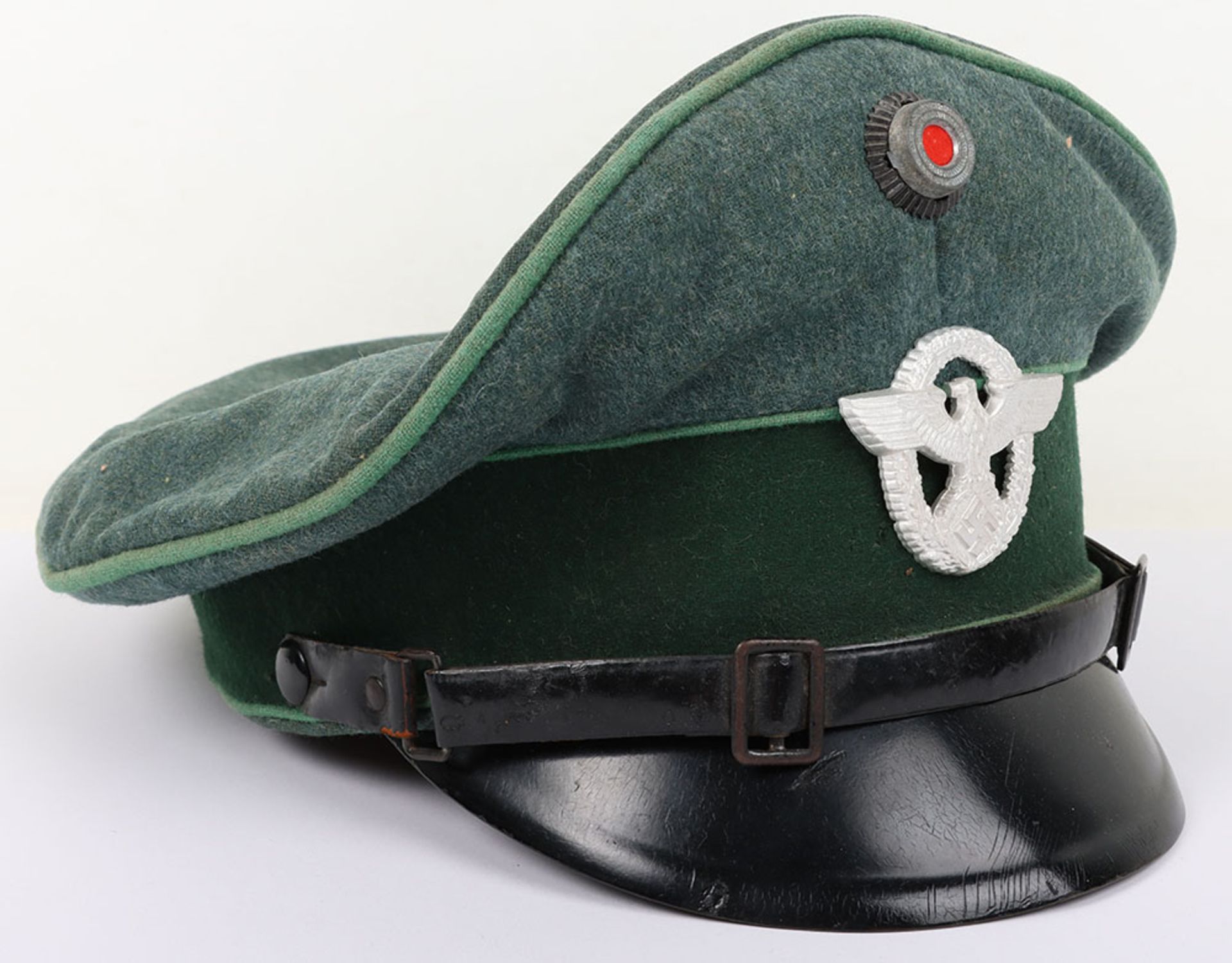 Third Reich Landespolizei Other Ranks / NCO's Peaked Cap - Bild 2 aus 10