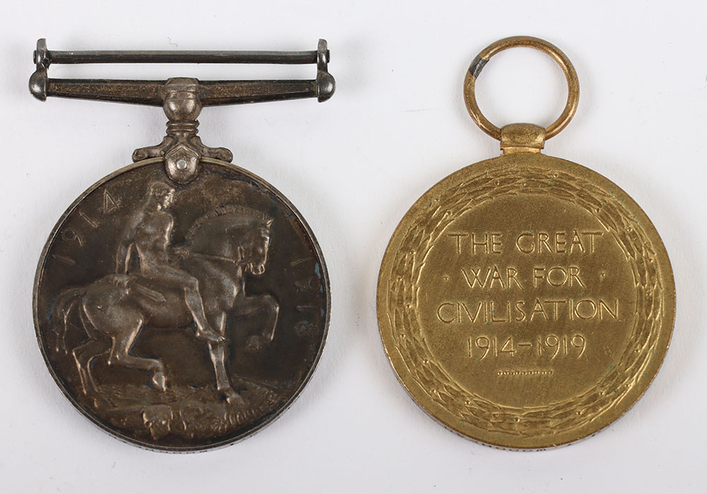 A Great War pair of medals to the Royal Army Medical Corps for service in the Egyptian theatre of wa - Image 3 of 3