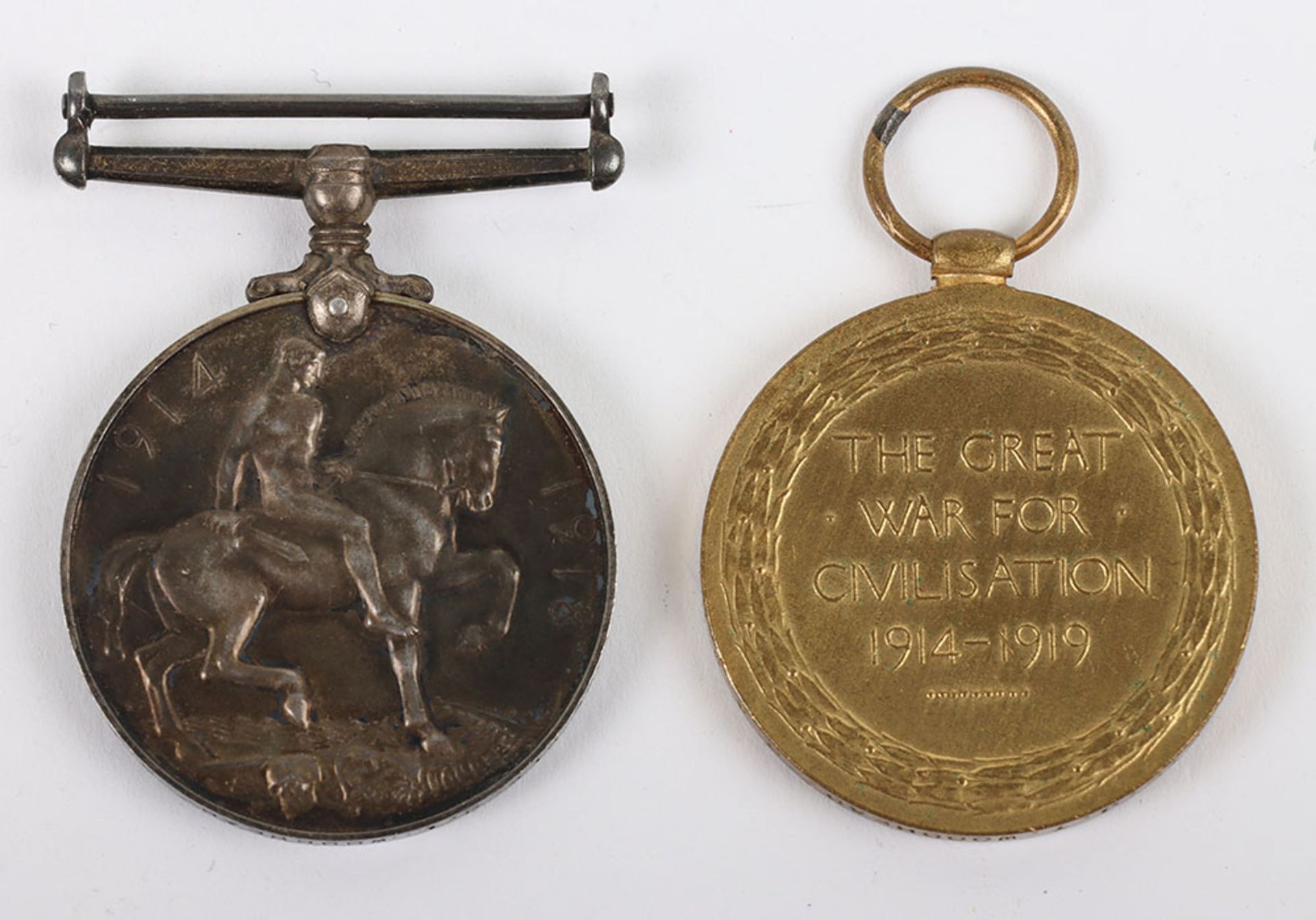 A Great War pair of medals to the Royal Army Medical Corps for service in the Egyptian theatre of wa - Bild 3 aus 3