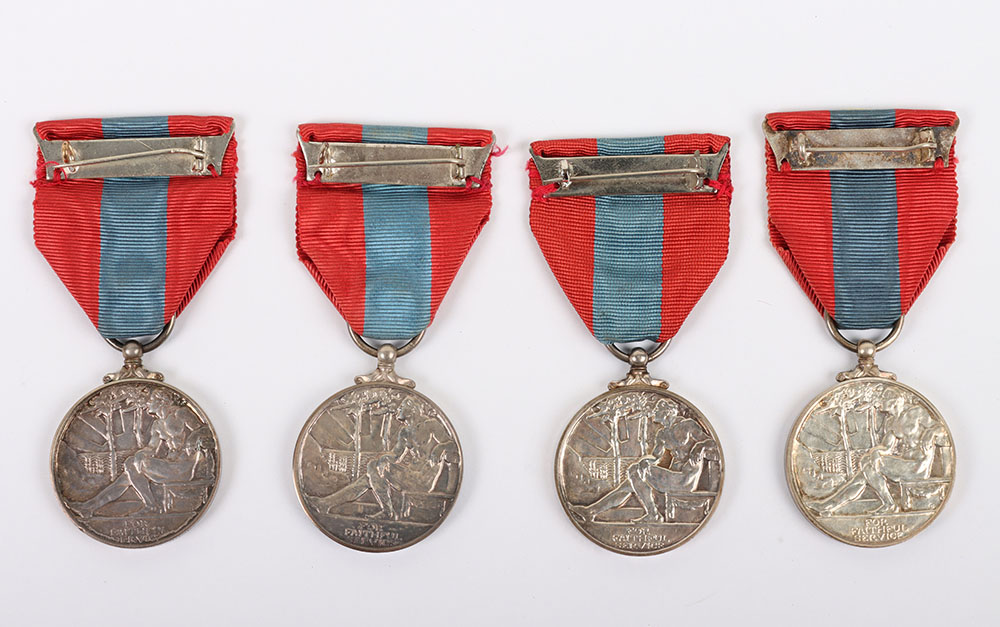 4x Elizabeth II Imperial Service Medals - Bild 5 aus 6