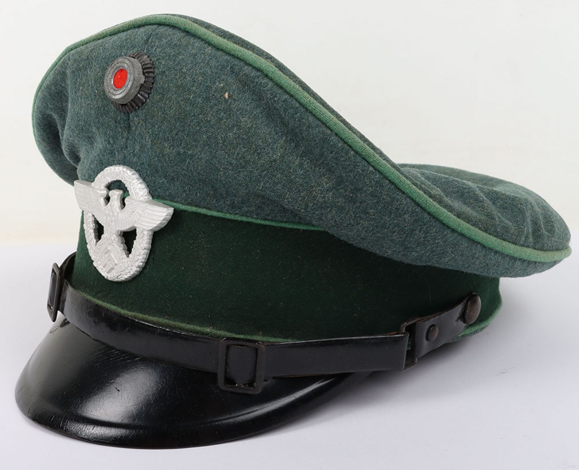 Third Reich Landespolizei Other Ranks / NCO's Peaked Cap - Bild 6 aus 10