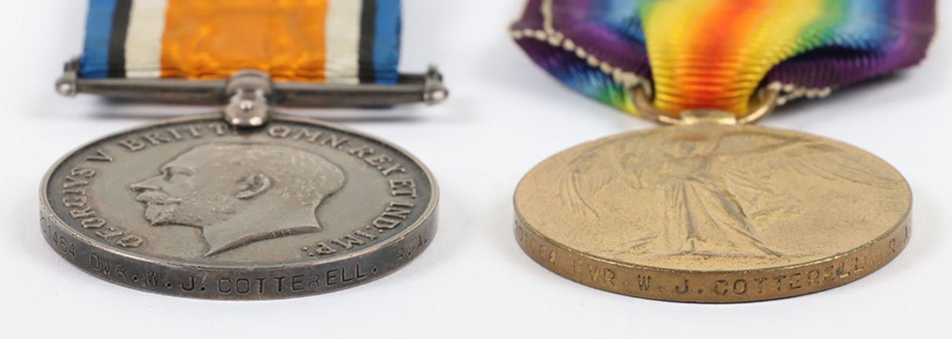 A pair of medals to the Royal Field Artillery for service in the Great War - Bild 3 aus 5