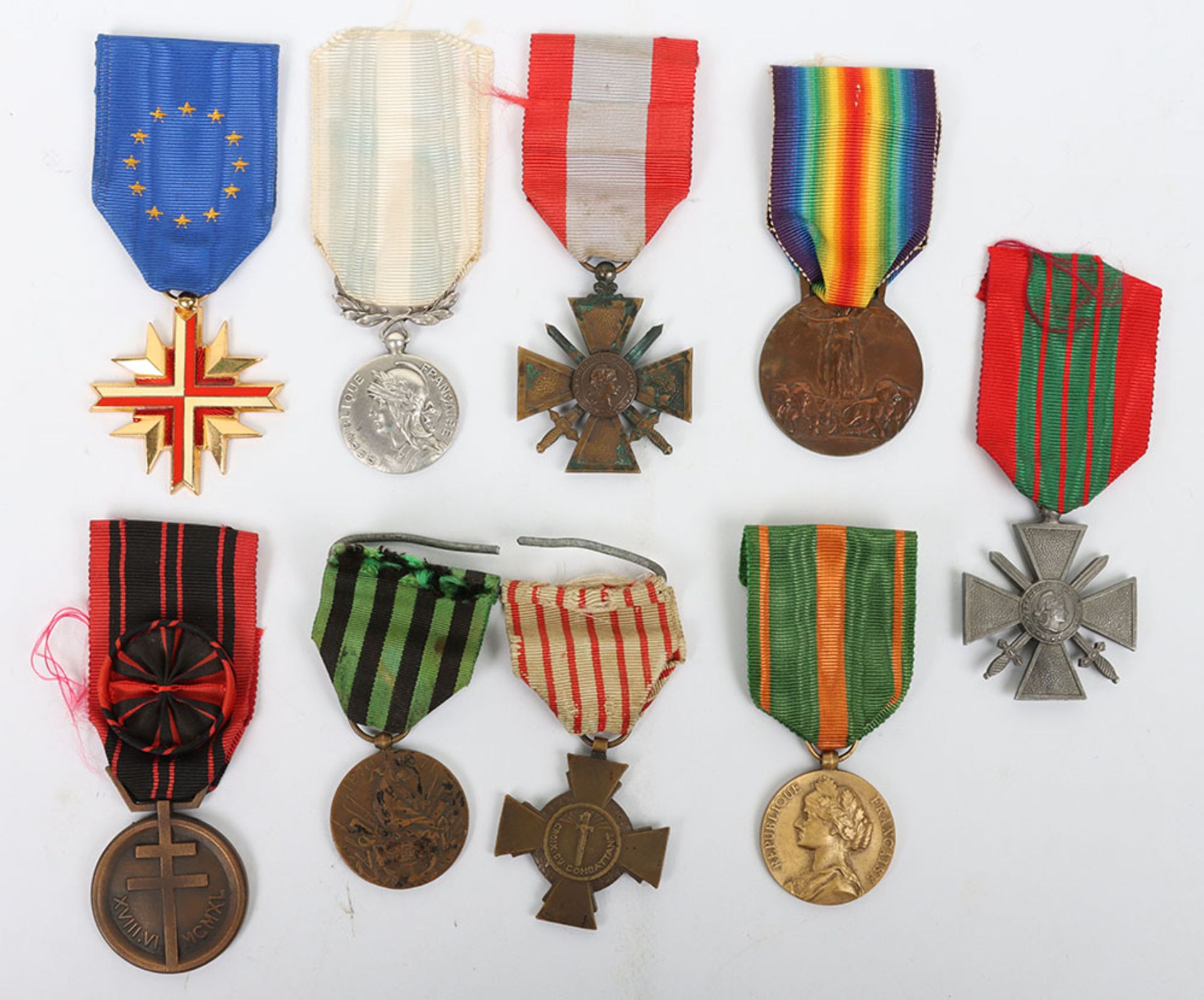 Grouping of French Military Medals