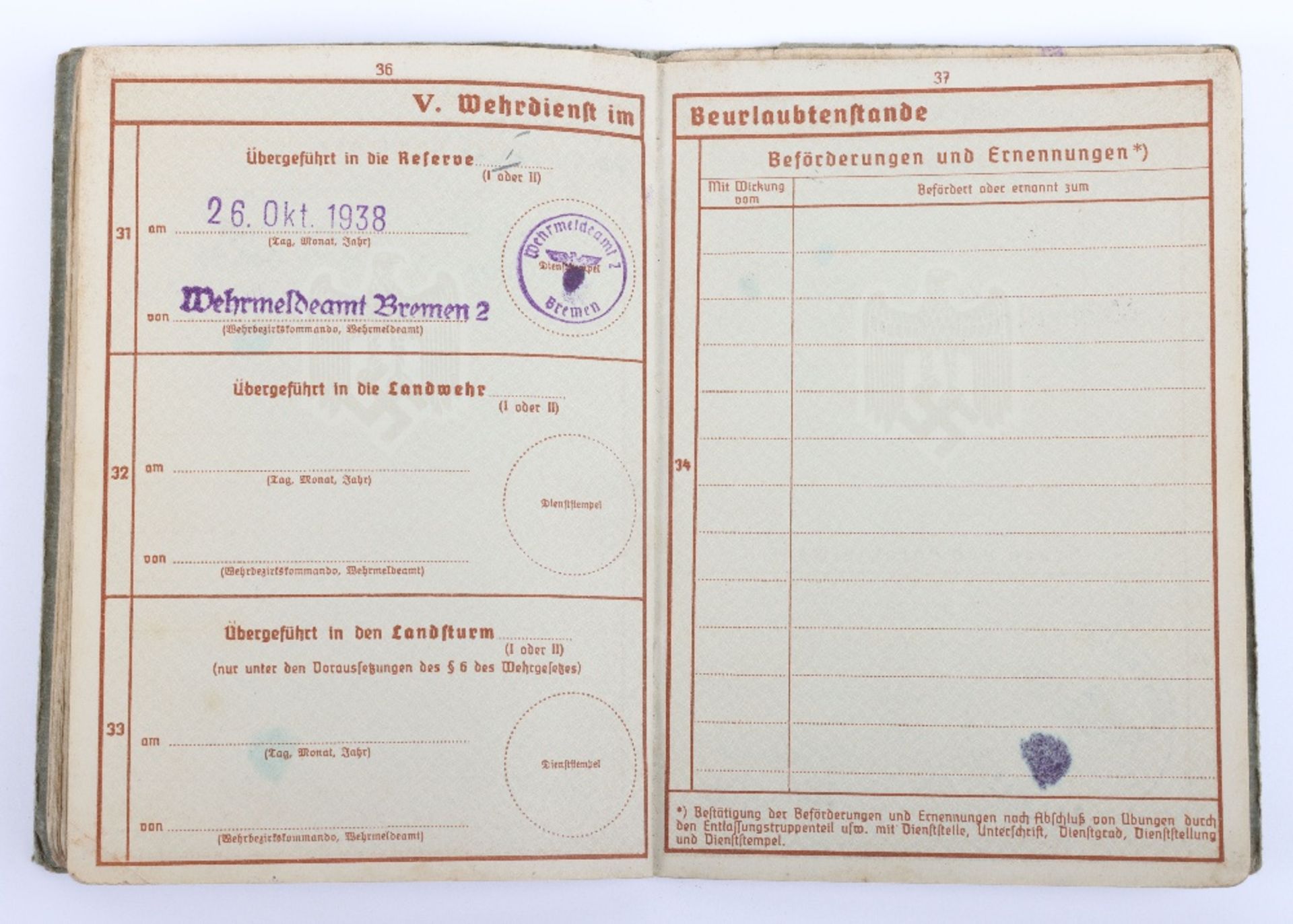 WW2 German Wehrpass to F. Christoffers, Inf. Rgt. 47, Inf. Rgt. 401, Nordfront, Russian Front - Bild 16 aus 21