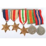 WW2 British Campaign Medal Group