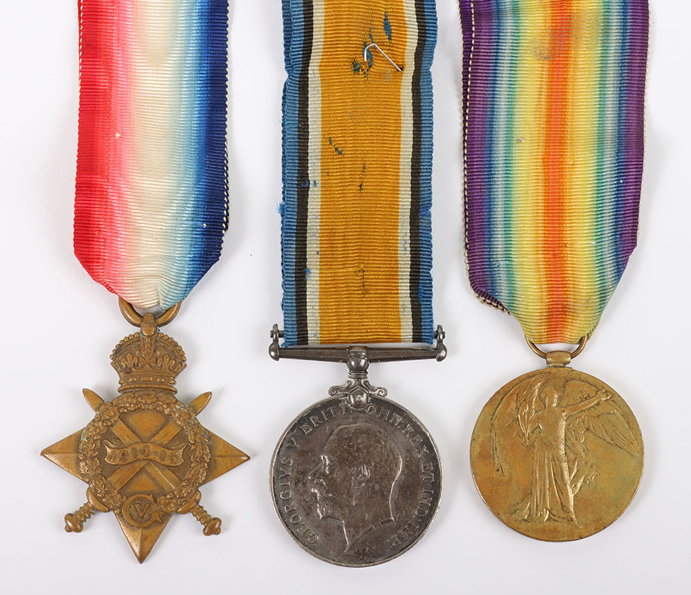 A 1914-15 star medal trio to the Royal Army Medical Corps for service in the 6th London Field Ambula