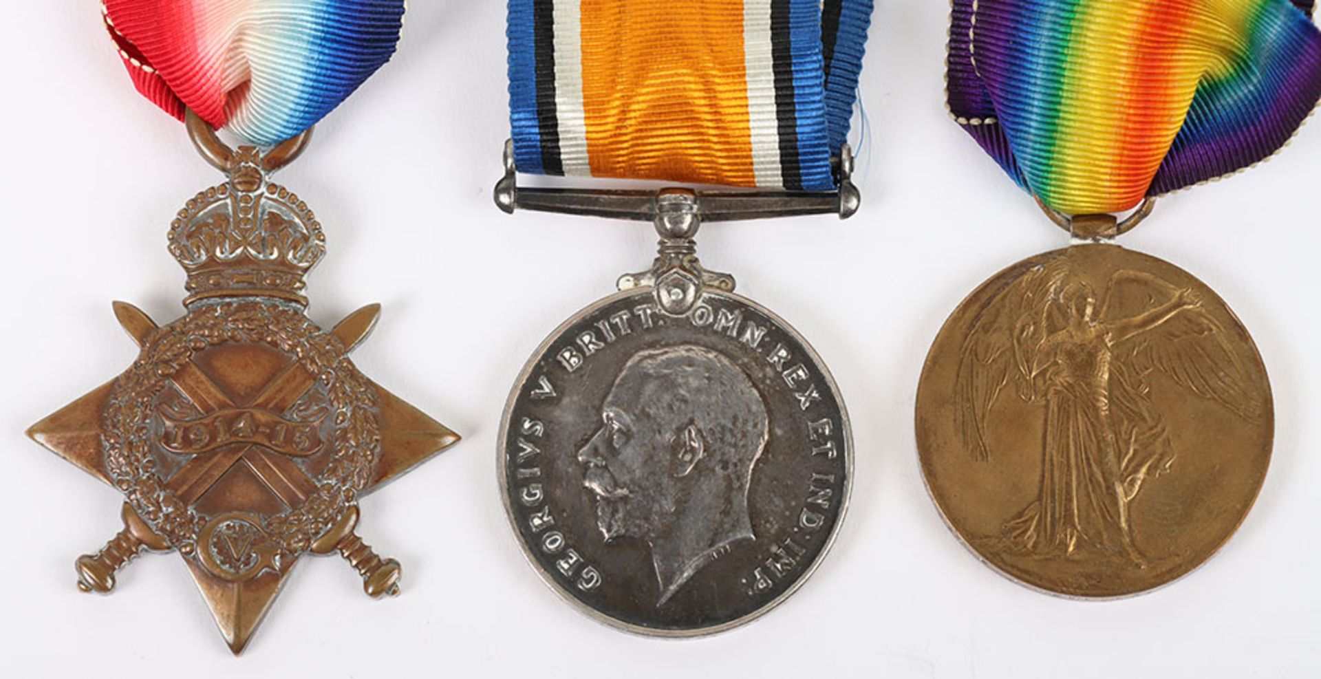 A Great War 1914-15 star medal trio to a Chief Petty Officer in the Royal Navy - Bild 2 aus 5