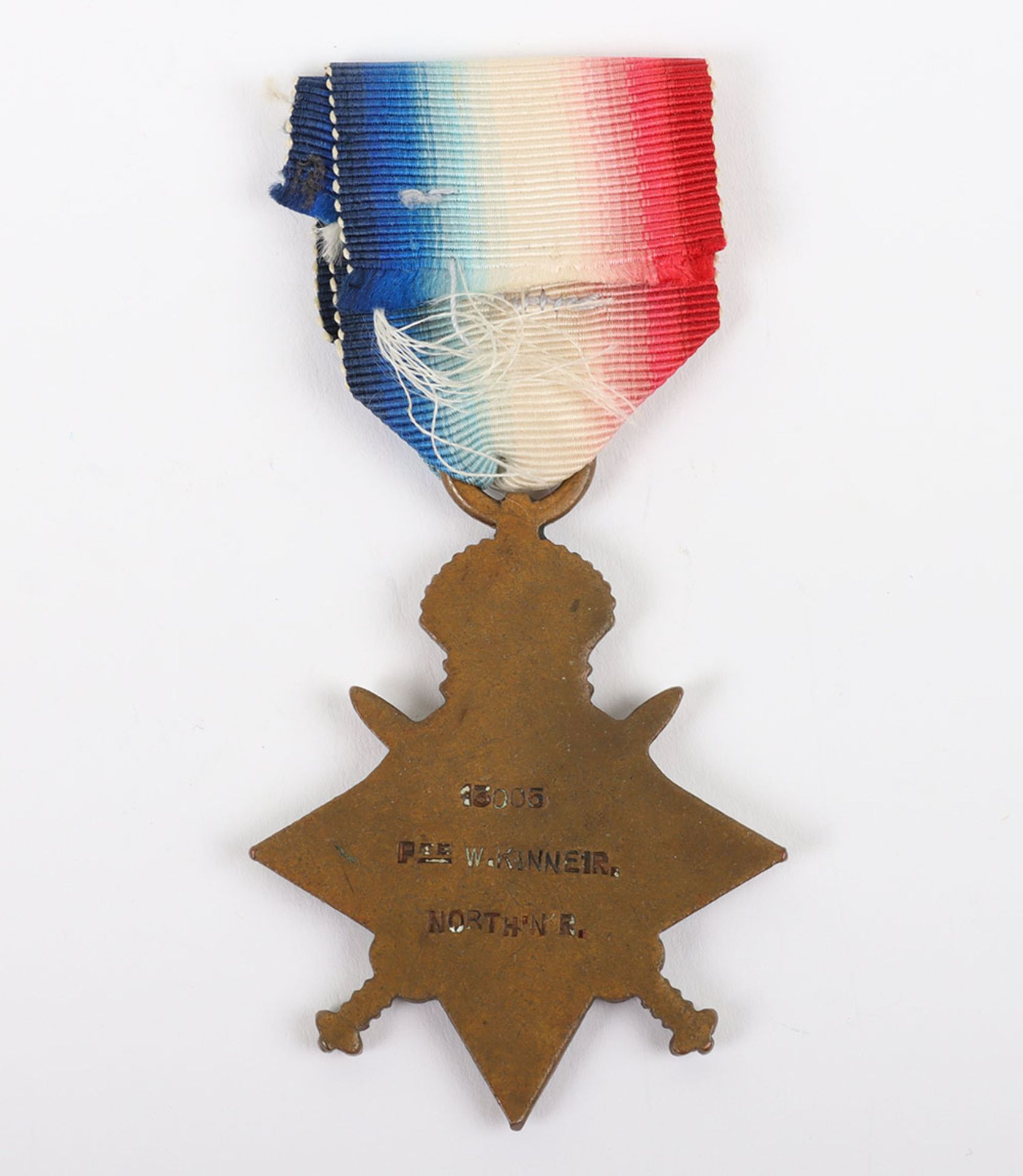 A single 1914-15 Star medal to a 1918 casualty in the 2nf Battalion Northamptonshire Regiment - Bild 3 aus 4
