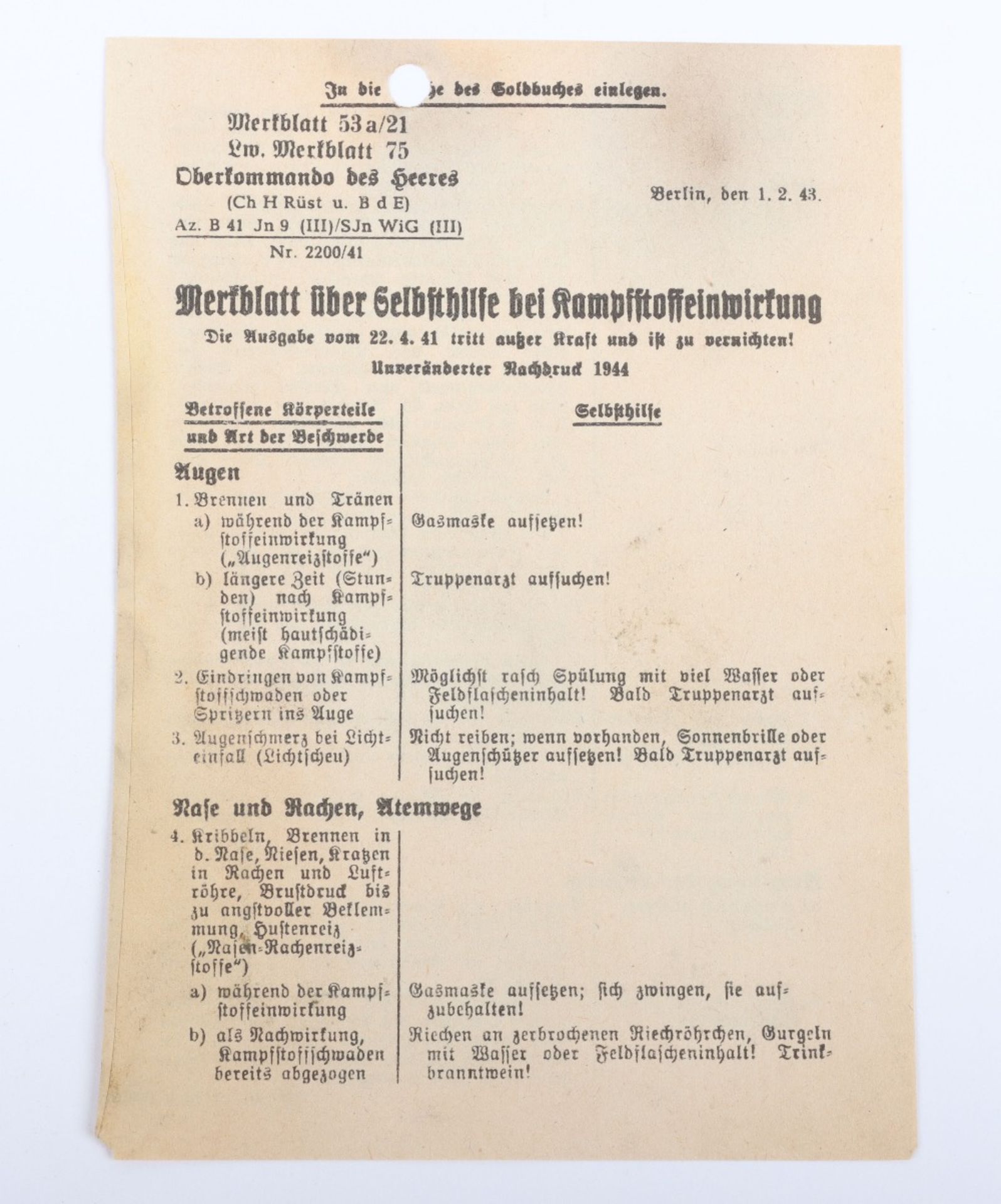 WW2 German SS-Polizei Soldbuch to Oberwachmeister der Reserve E. Schreiter. Late 1945 issue Abschnit - Bild 2 aus 10