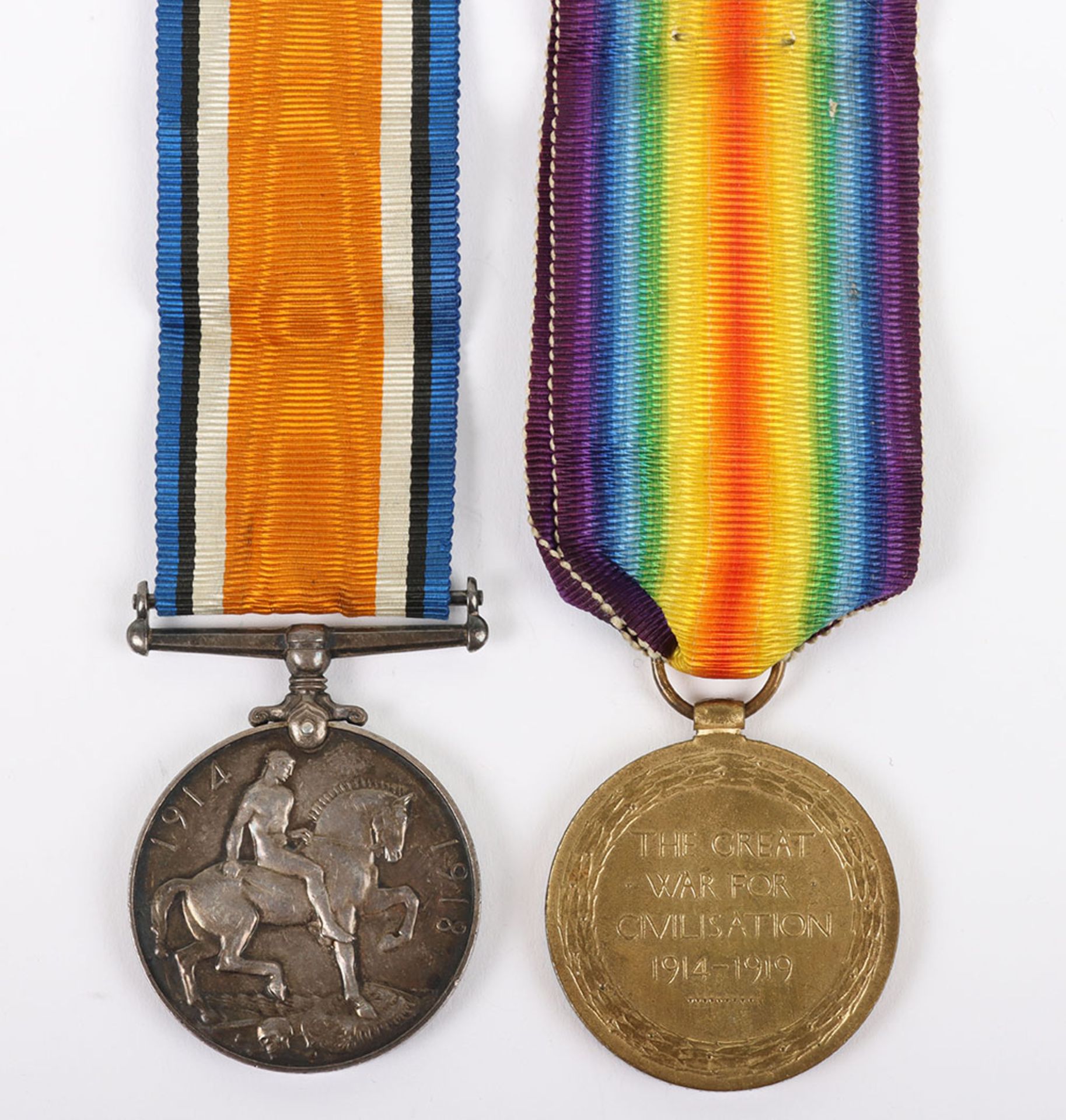 A pair of medals to the Royal Field Artillery for service in the Great War - Image 4 of 5