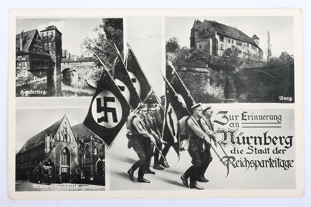 German Third Reich Patriotic Nurnberg Rally Postcards - Image 3 of 6