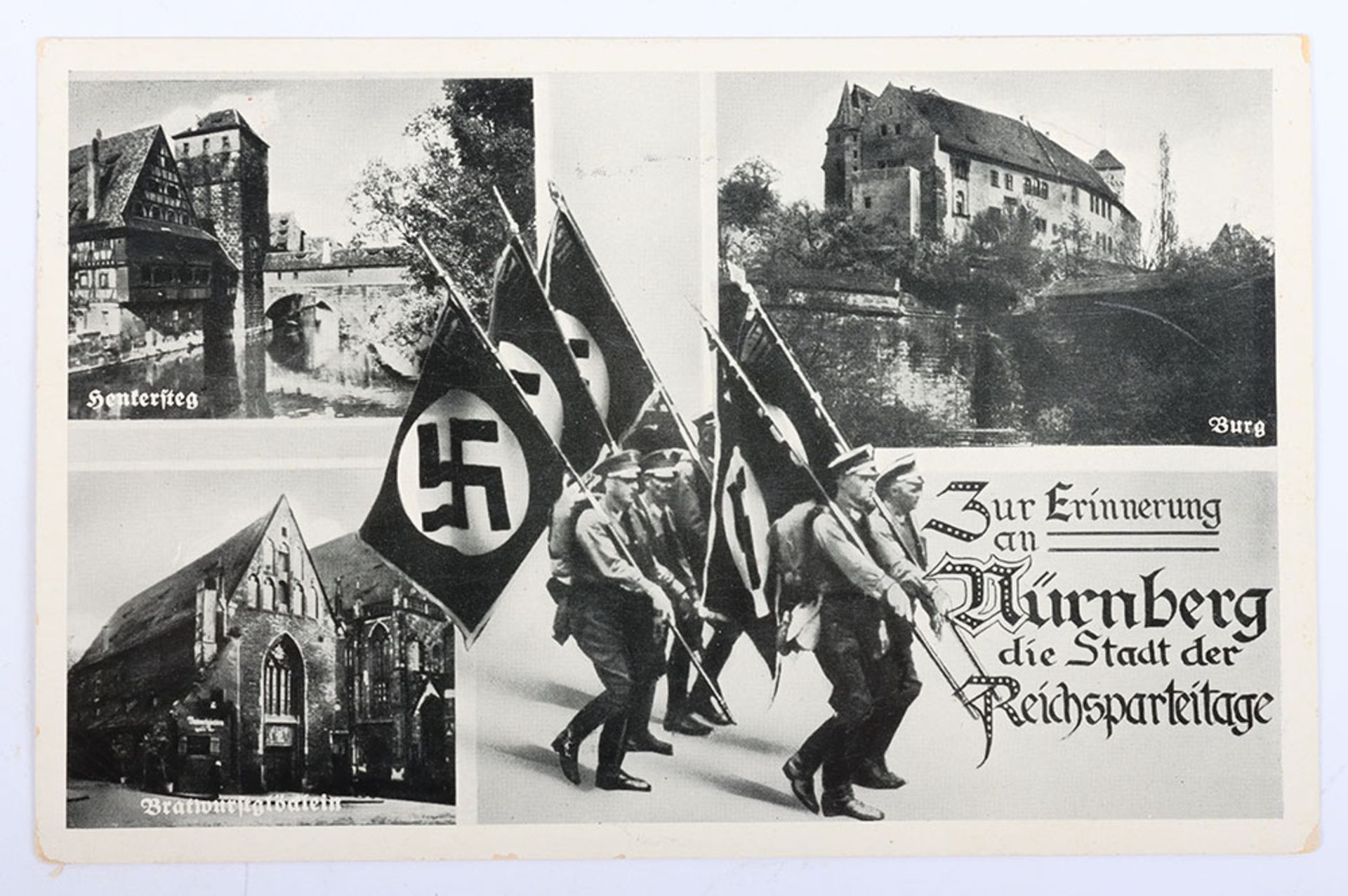 German Third Reich Patriotic Nurnberg Rally Postcards - Bild 3 aus 6