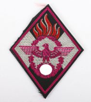 WW2 German Hitler Youth Fire Service Sleeve Diamond