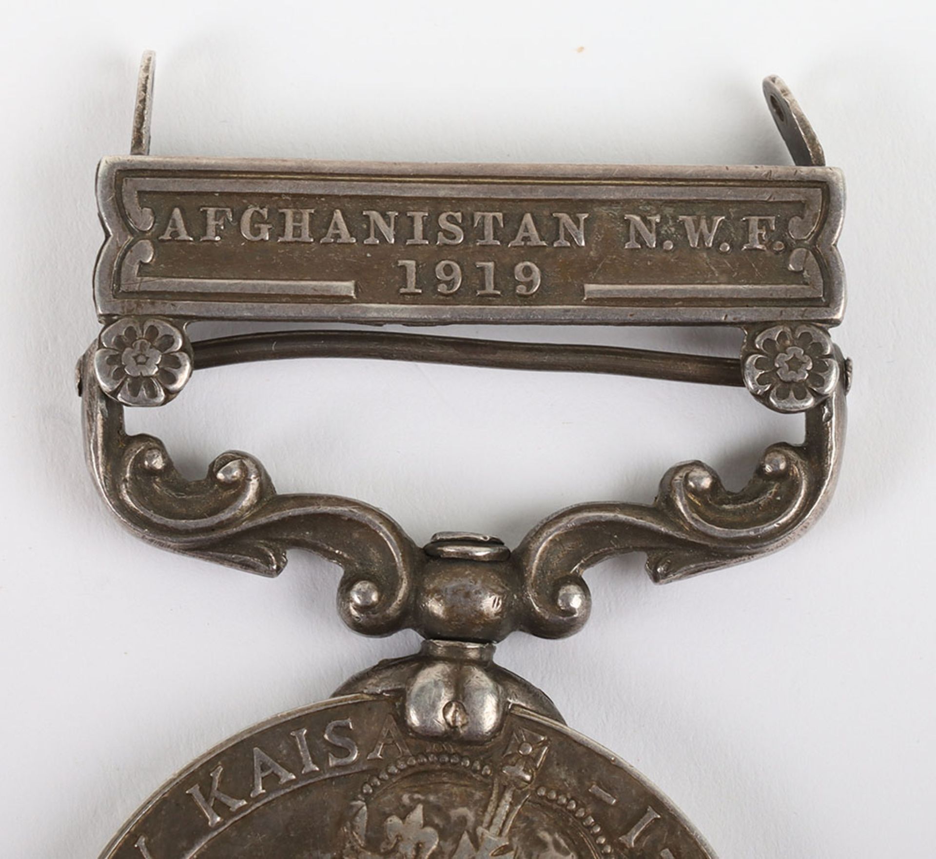 A single India General Service medal to the Indian Army for the Third Afghan War. - Bild 2 aus 4